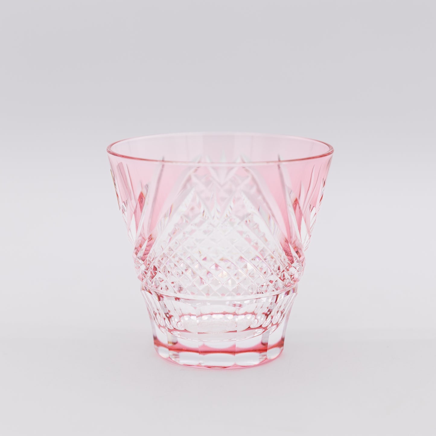 Kagami Crystal - Sake Glass - Fuji  Red