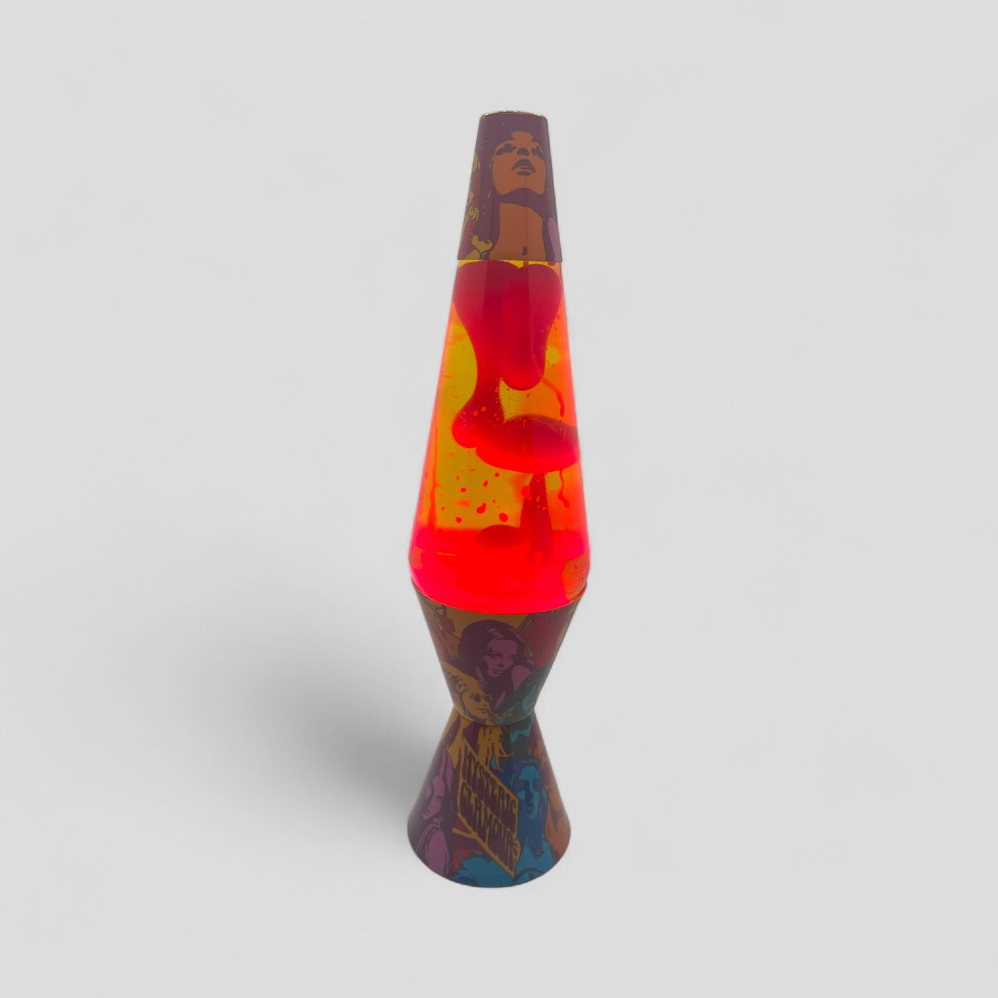 Vintage Orange Lava Lamp
