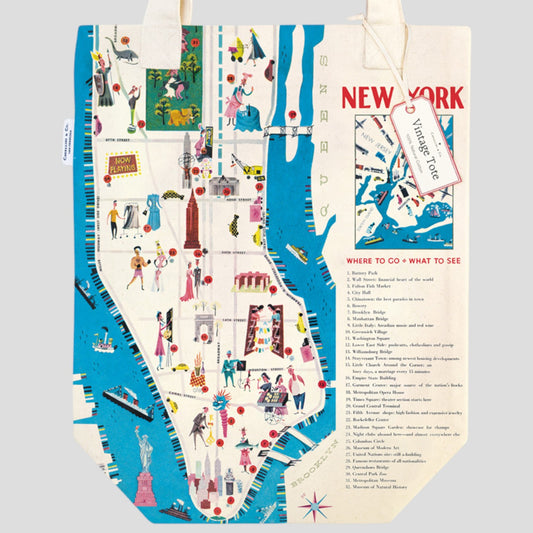 Cavallini Papers & Co - Vintage Totes - New York