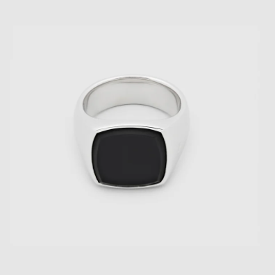 Tomwood - Cushion Black Onyx - 925 Sterling Silver