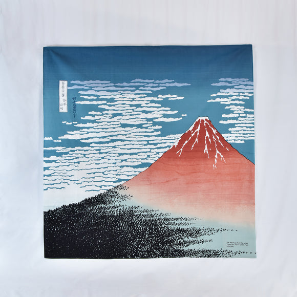 Japanese Furoshiki -Aka Fuji-